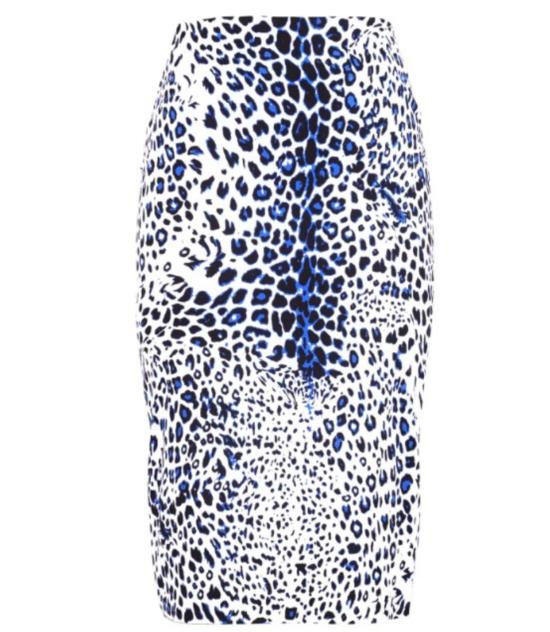  사만다 성 롱 스커트 사만다 숭 클로이 스커트 화이트/코발트 블루