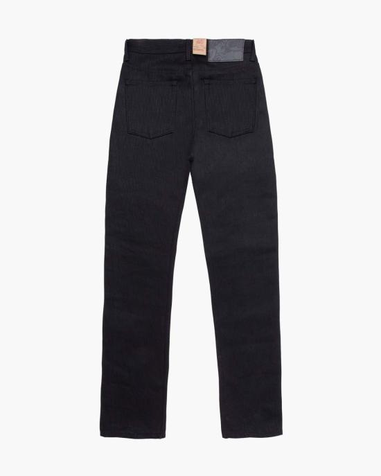  네이키드 & 페이머스 데님 팬츠 나체 & 유명한 이상한 남자 시니가미 셀비지 블랙 - NAKED & FAMOUS