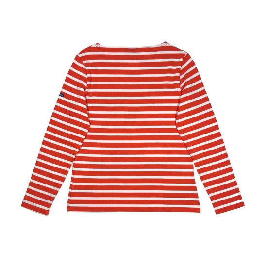  세인트제임스 긴팔 티셔츠 세인트 제임스 메리담 2 스트라이프 셔츠 레드 - SAINT JAMES