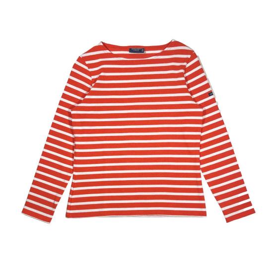  세인트제임스 긴팔 티셔츠 세인트 제임스 메리담 2 스트라이프 셔츠 레드