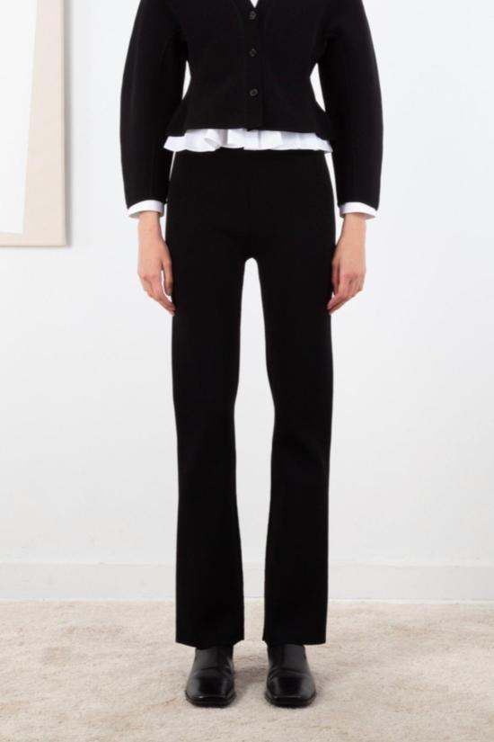  ASHLYN 스트레이트 팬츠 애슐린 가이아  블랙