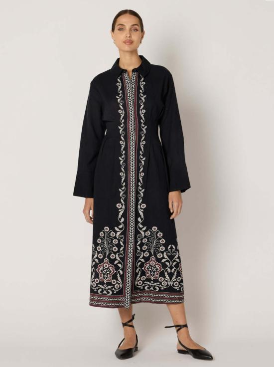  Cleobella 미디 원피스 클레오벨라 미렐라 미디 드레스 카다몬 블랙