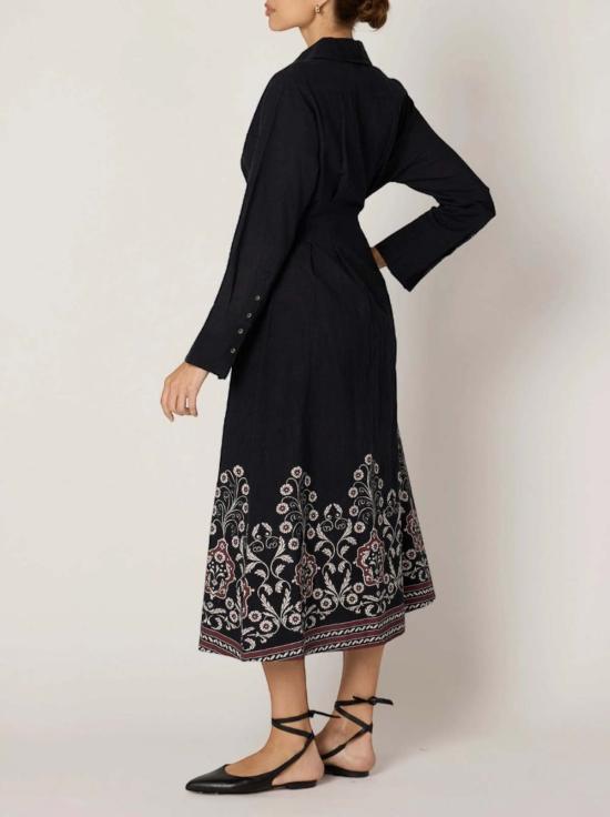  Cleobella 미디 원피스 클레오벨라 미렐라 미디 드레스 카다몬 블랙 - OTHER BRANDS