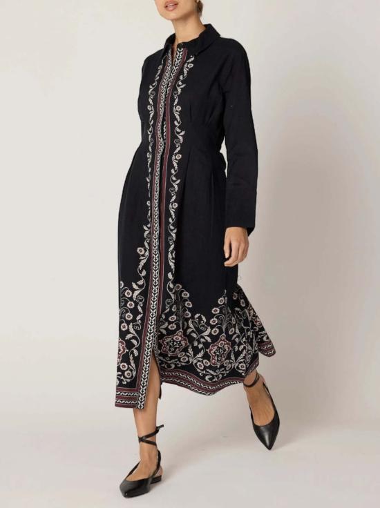  Cleobella 미디 원피스 클레오벨라 미렐라 미디 드레스 카다몬 블랙 - OTHER BRANDS