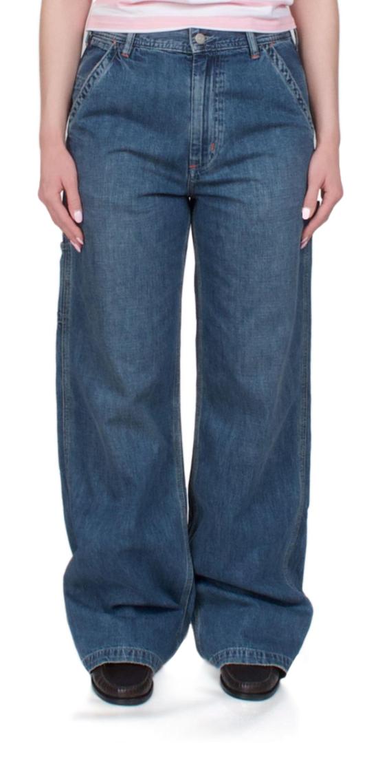  DENIMIST 데님 팬츠 데님스트 테리 와이드 레그 카펜터 진 인디고