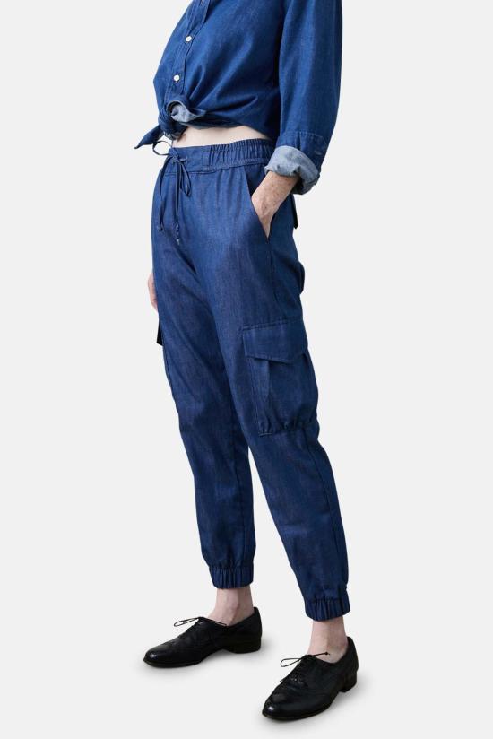  엔 에스 에프 데님 팬츠 NSF Johnny Cargo 조거 데님 블루 - NSF