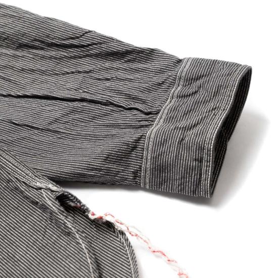  슈가케인 긴팔 셔츠 슈가 케인 Sc25511 진 코드 워크  블랙 - SUGAR CANE