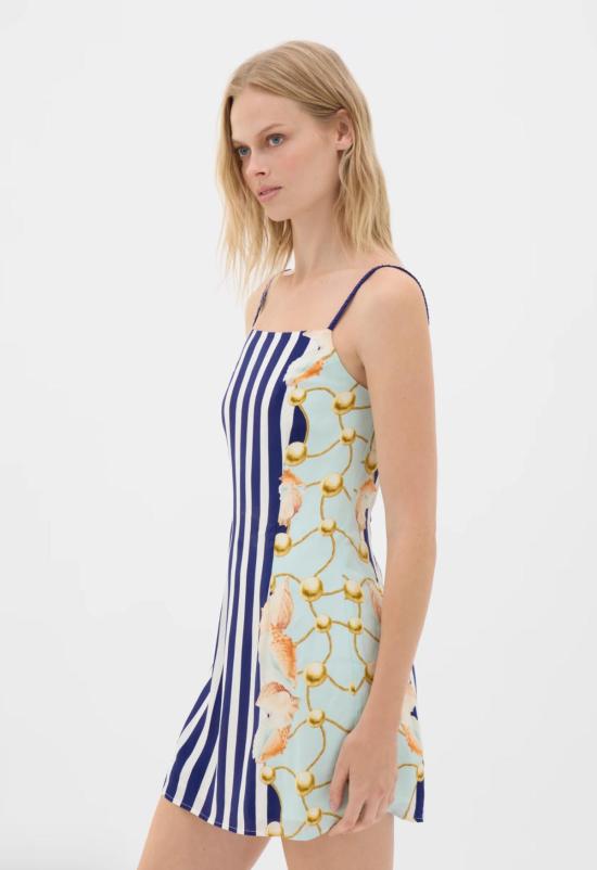  더 엔케이씨 스토어 숏 원피스 Nkc 스토어 Volute Mclaren 미니 드레스 - The NKC Store