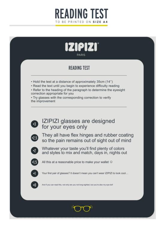  이지피지 안경 독서용  #C 네이비 블루 - IZIPIZI
