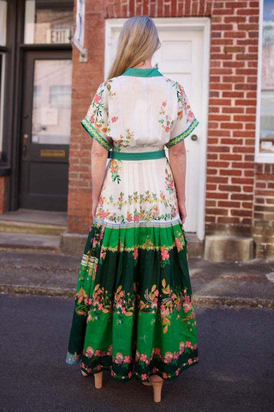  살로니 롱 원피스 Saloni Riya B 드레스 Zinnia River - SALONI