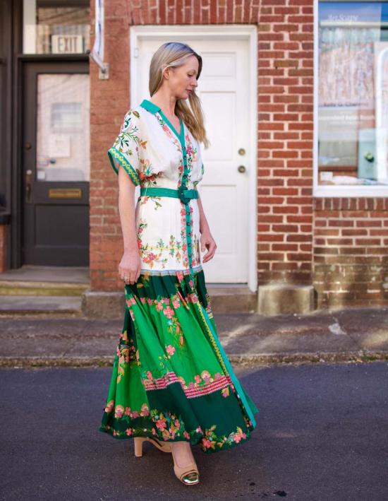  살로니 원피스 Saloni Riya B 드레스 Zinnia River - SALONI