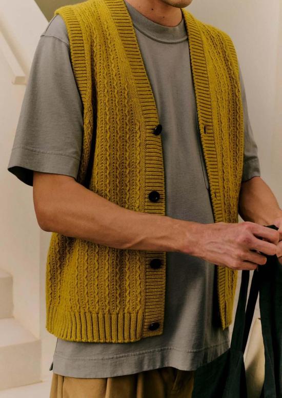  TOAST 니트 베스트 토스트 텍스처 조끼 - OTHER BRANDS