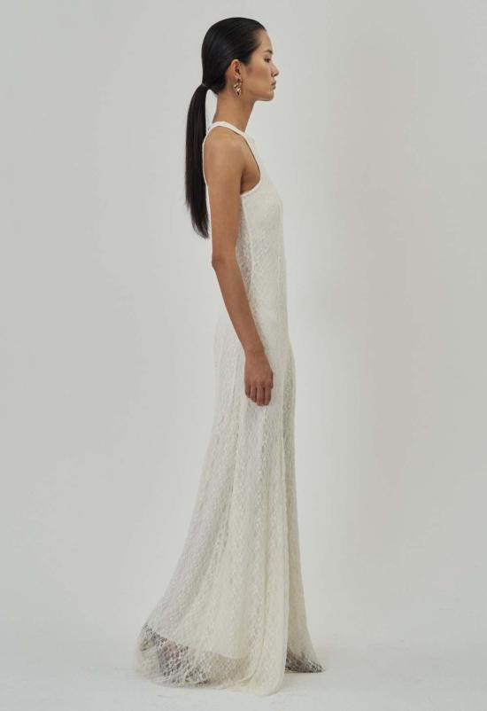  더 엔케이씨 스토어 롱 원피스 Nkc 스토어 필리파 드레스 아이보리 레이스 - The NKC Store