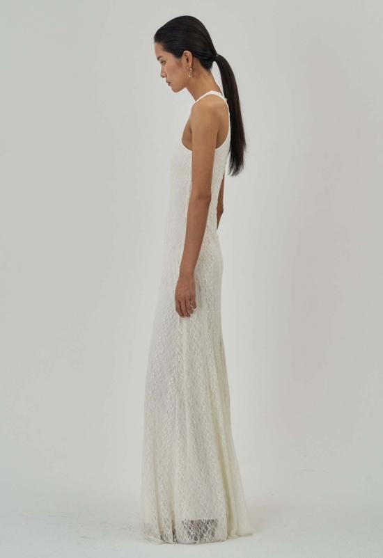  더 엔케이씨 스토어 롱 원피스 Nkc 스토어 필리파 드레스 아이보리 레이스 - The NKC Store