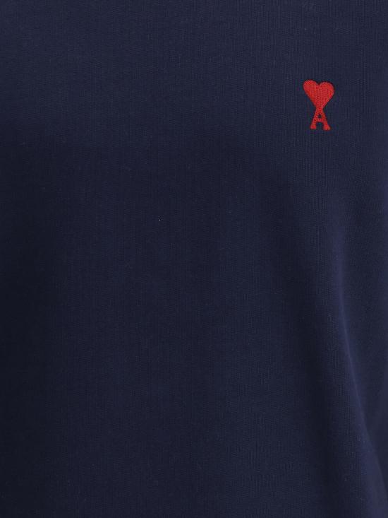 26SS 아미 후드 티셔츠 BFUSW035730 430 BLUE - AMI