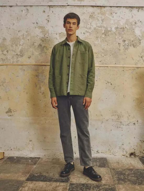  Le Mont Saint Michel 자켓 르 몽 생 미셸 코반 오버셔츠 카키 - OTHER BRANDS