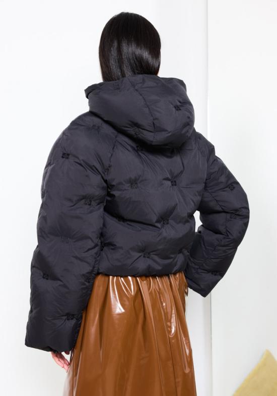  가니 봄버 자켓 나일론 테크 퍼퍼 재킷 블랙 - GANNI