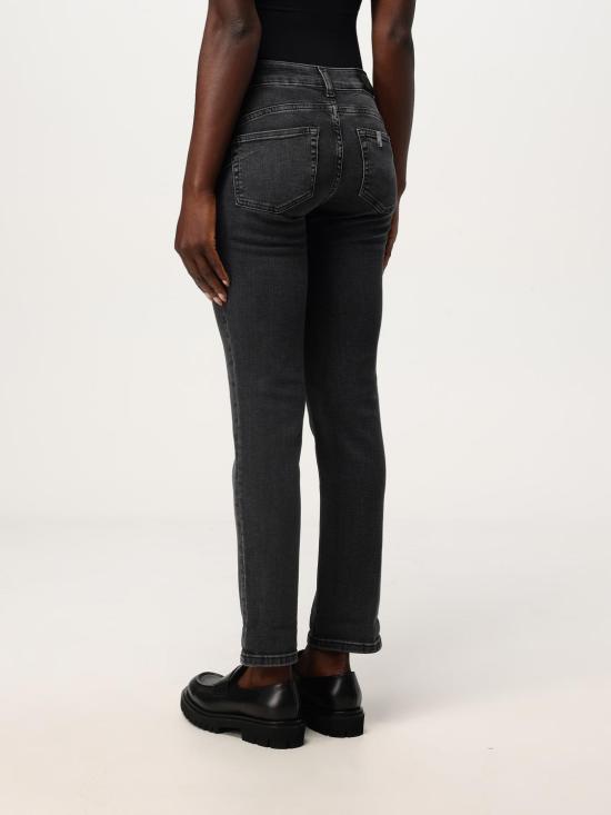 24FW 리우조 스트레이트 팬츠 UF4006D4922 87416 Black - LIU JO