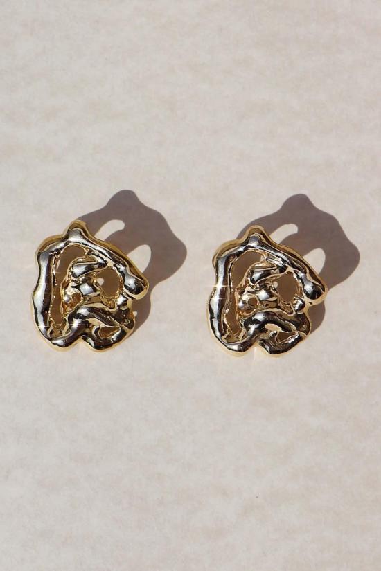  줄리 테브노 이어링 Julie ThÉvenot Magma Small Brass