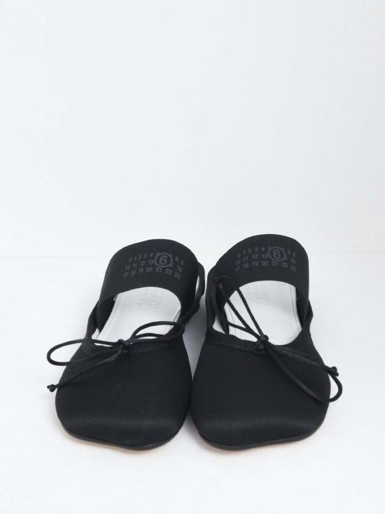  MM6 메종마르지엘라 뮬/슬리퍼 Mm6 메종 마르지엘라 슬리퍼 블랙 - MM6 MAISON MARGIELA