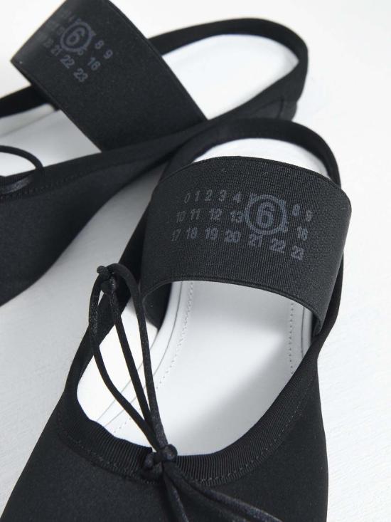  MM6 메종마르지엘라 뮬/슬리퍼 Mm6 메종 마르지엘라 슬리퍼 블랙 - MM6 MAISON MARGIELA