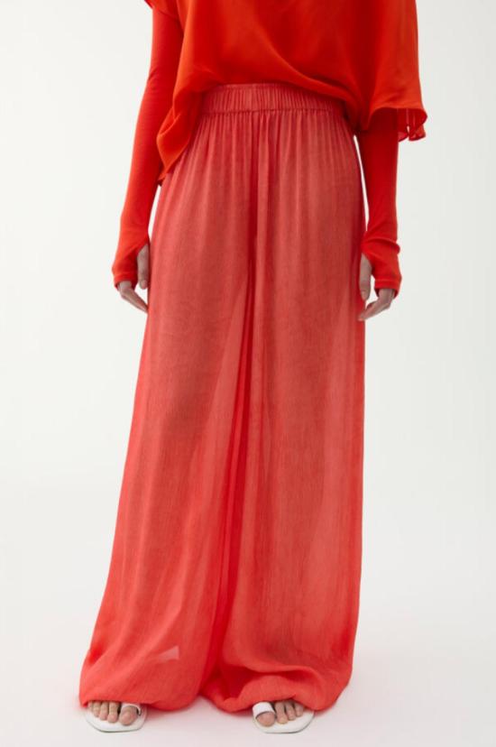  로데브예 팔라초 팬츠 Rodebjer Susan Pant Tangerine - RODEBJER