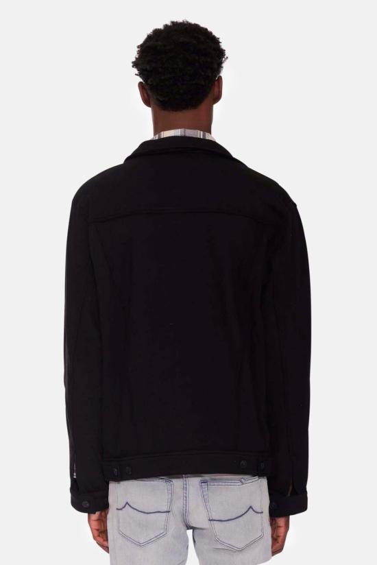  Blue&Cream 데님 셔츠 블루&크림 매드 플리스 트러커 재킷 제트 블랙 - BLUE&CREAM