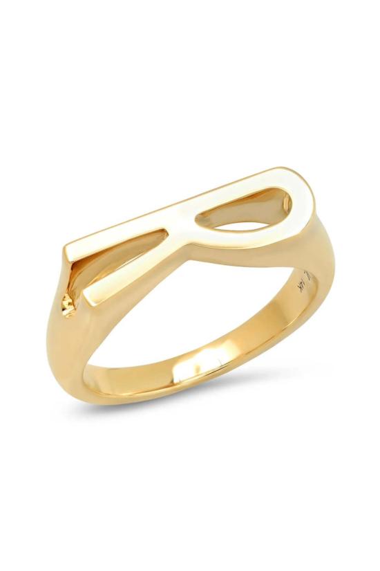  Helena Rose 반지 헬레나 로즈 클래식 청키 이니셜 링