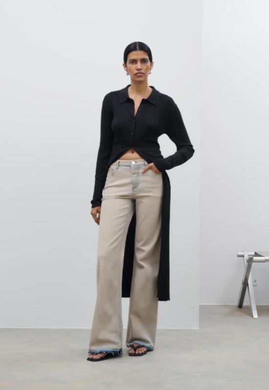  클로즈드 데님 팬츠 길란 더트 틴트 스트레이트 레그 진 라이트 블루 - CLOSED