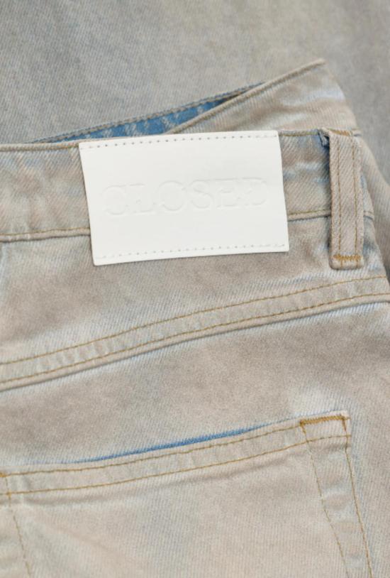  클로즈드 데님 팬츠 길란 더트 틴트 스트레이트 레그 진 라이트 블루 - CLOSED