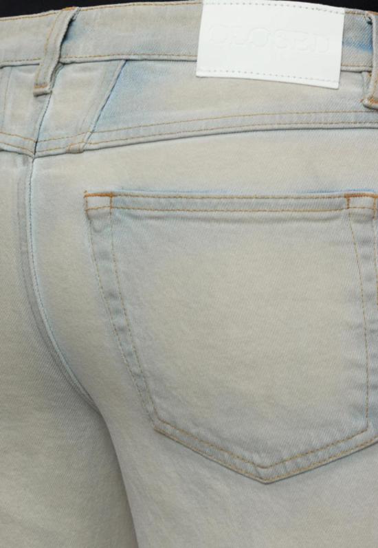  클로즈드 데님 팬츠 길란 더트 틴트 스트레이트 레그 진 라이트 블루 - CLOSED