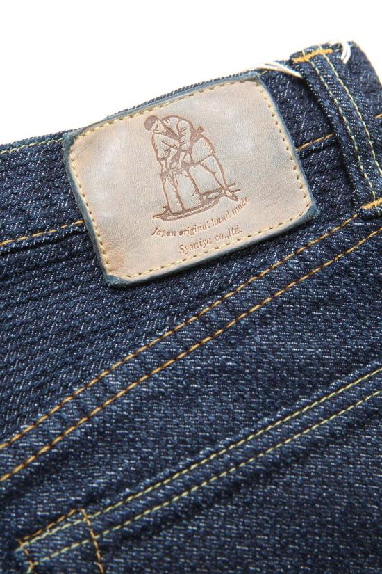  퓨어 블루 재팬 데님 팬츠 워븐 사시코 팬츠 인디고 - PURE BLUE JAPAN