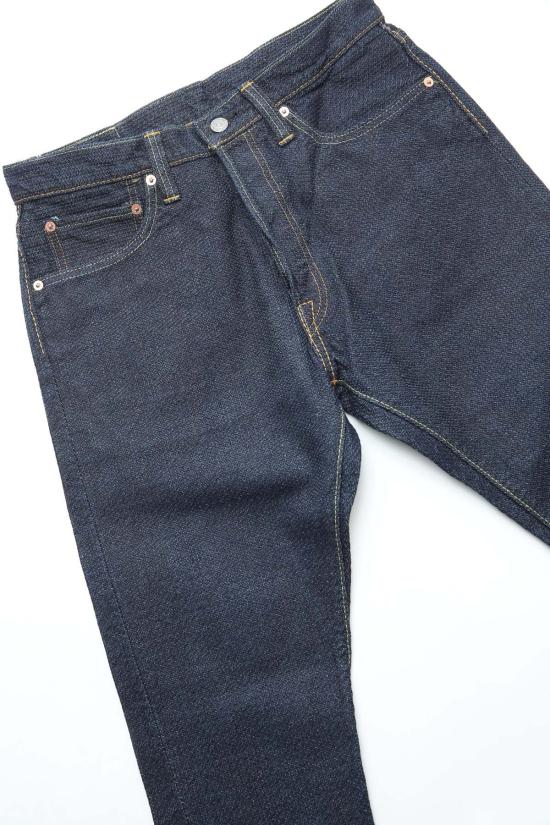  퓨어 블루 재팬 데님 팬츠 워븐 사시코 팬츠 인디고 - PURE BLUE JAPAN