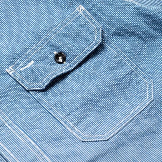  슈가케인 데님 셔츠 슈가 케인 Sc25511 진 코드 워크  네이비 - SUGAR CANE