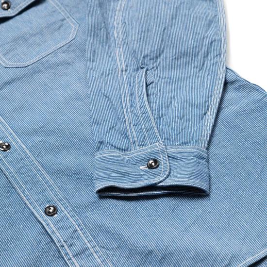  슈가케인 데님 셔츠 슈가 케인 Sc25511 진 코드 워크  네이비 - SUGAR CANE