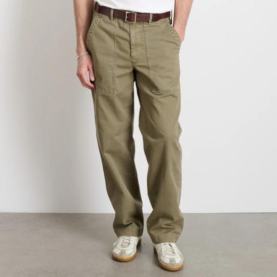  알렉스 밀 치노 팬츠 필드 팬츠 빈티지 올리브 헤링본