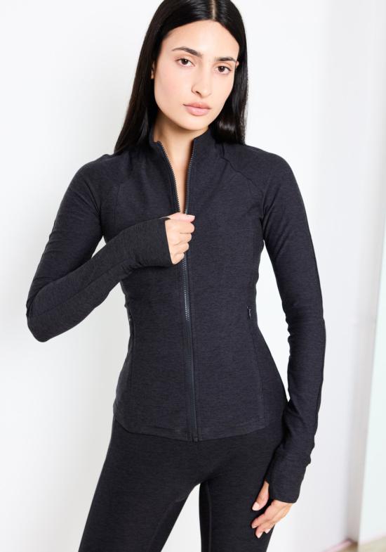  Year of Ours 트레이닝/조거 팬츠 Year Of Ours 스트레치 짐 재킷 헤더 블랙 - OTHER BRANDS