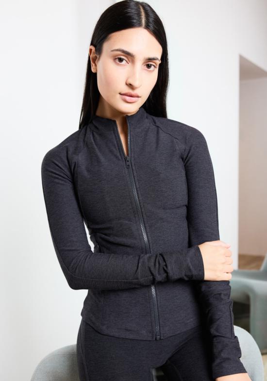  Year of Ours 트레이닝/조거 팬츠 Year Of Ours 스트레치 짐 재킷 헤더 블랙