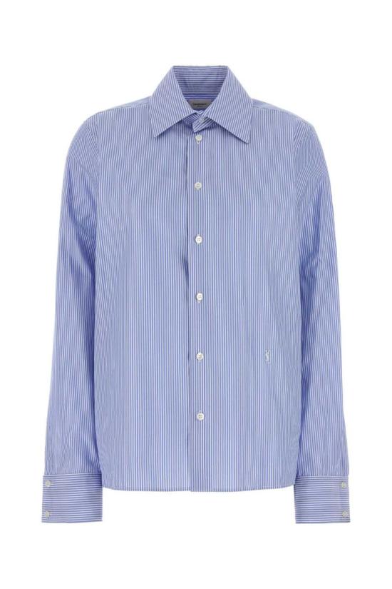 25SS 생로랑 셔츠 818606Y4K47 4783 STRIPPED