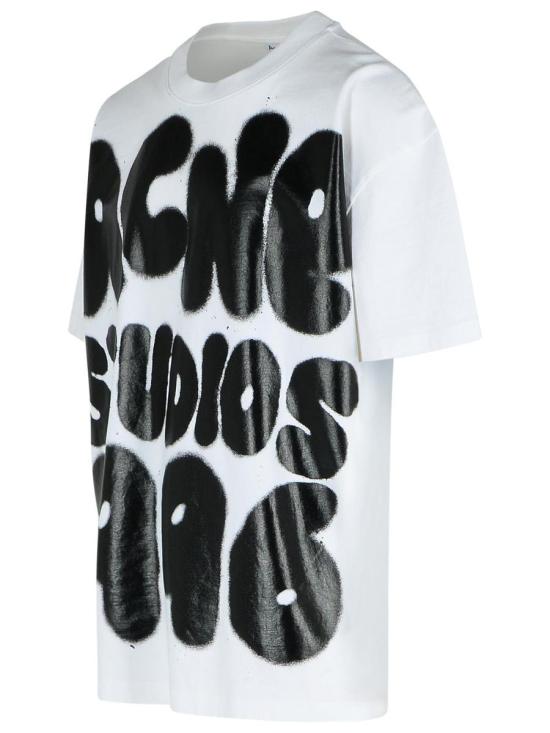 25SS 아크네 스튜디오 반팔 티셔츠 CL0333183 WHITE - ACNE STUDIOS