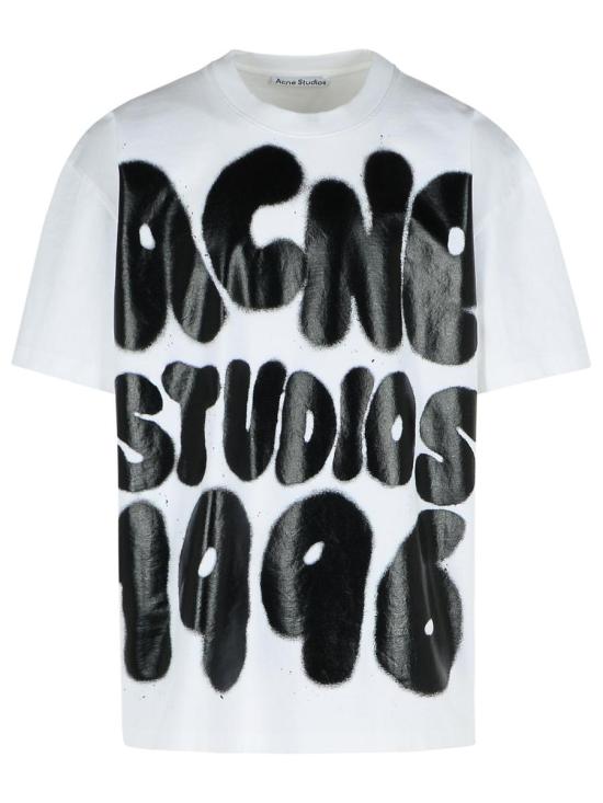 25SS 아크네 스튜디오 반팔 티셔츠 CL0333183 WHITE