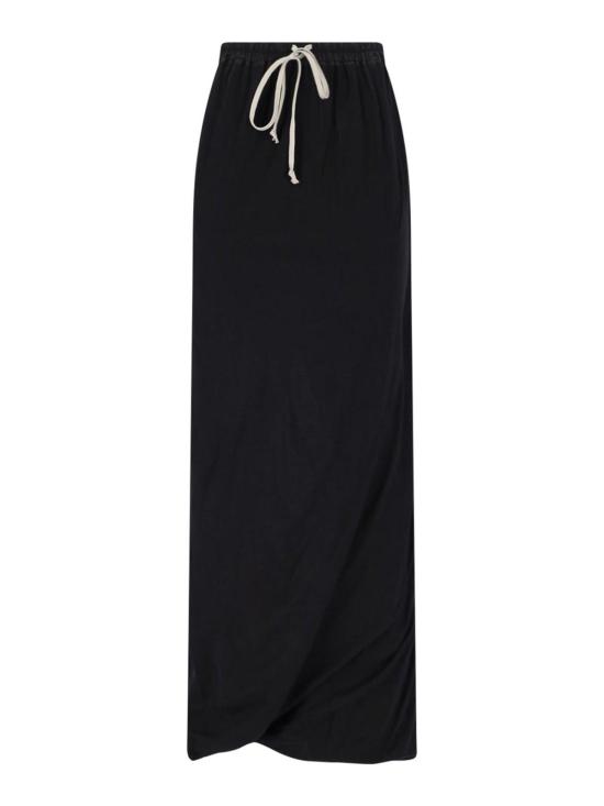  릭 오웬스 롱 스커트 DS01E3332BHDB09 Black