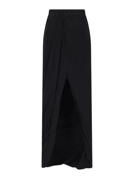  릭 오웬스 롱 스커트 DS01E3332BHDB09 Black - RICK OWENS