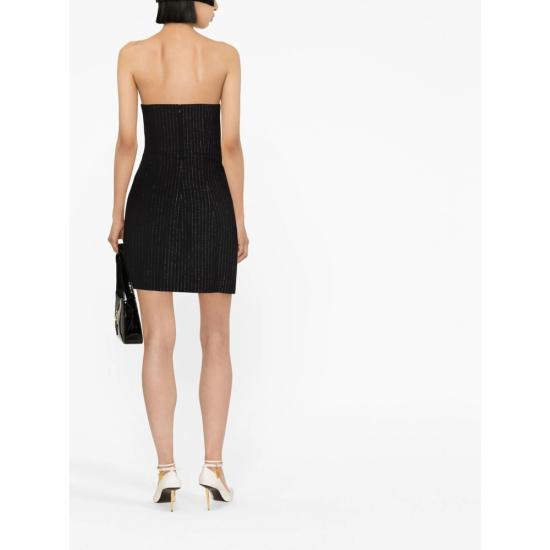  알레산드라리치 숏 원피스 FAB3217 F3803 930 BLACK SILVER - ALESSANDRA RICH