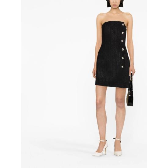  알레산드라리치 숏 원피스 FAB3217 F3803 930 BLACK SILVER - ALESSANDRA RICH
