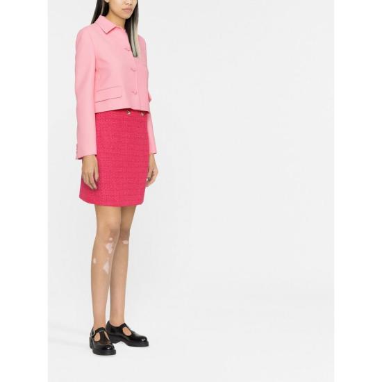  발렌티노 가라바니 미디 스커트 1B3RA9117B3 7DK PINK - VALENTINO GARAVANI
