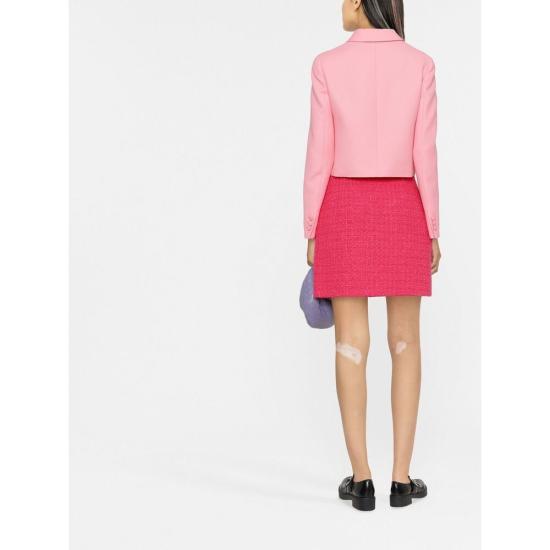 발렌티노 가라바니 미디 스커트 1B3RA9117B3 7DK PINK - VALENTINO GARAVANI