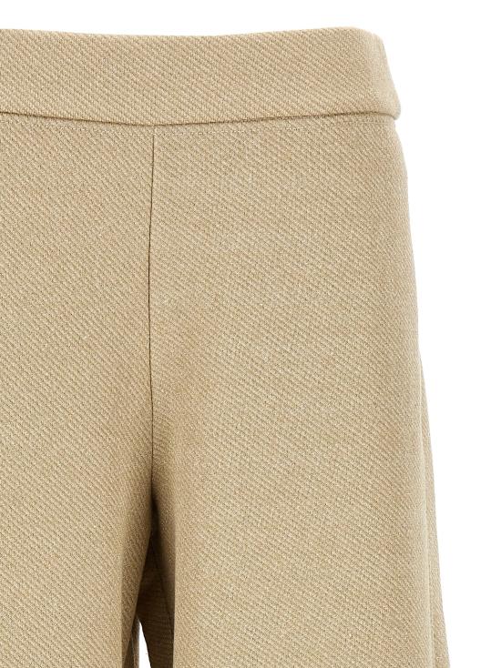 25SS 막스마라 스트레이트 팬츠 2511781068600002 White - MAX MARA