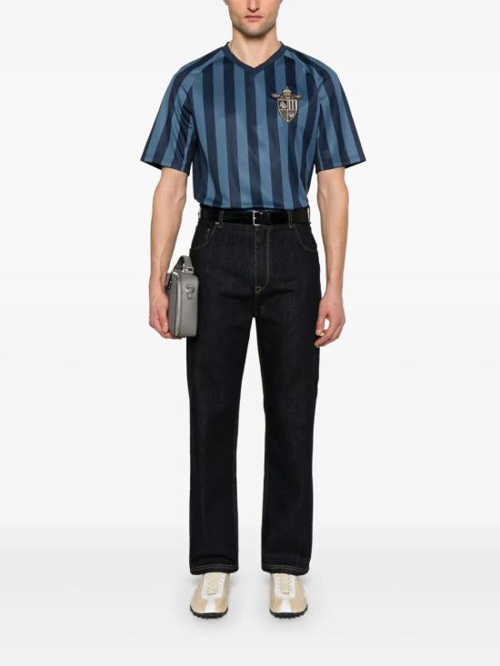 25SS 펜디 반팔 티셔츠 FAF747 AU8T F1PMG BLU NOTTE INDACO - FENDI