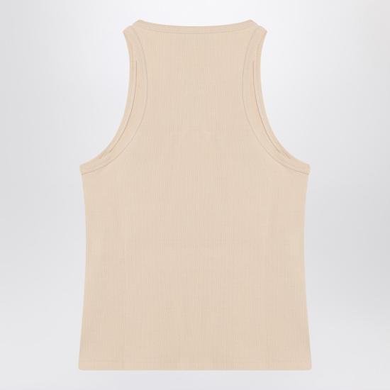 25SS 미우미우 민소매 티셔츠 MJT678OOO1584 Transparent - MIU MIU